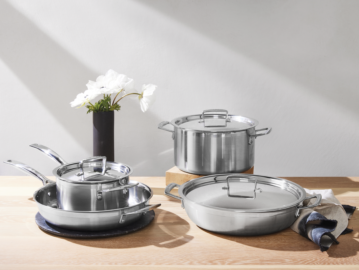 Stainless steel cooking pans discount